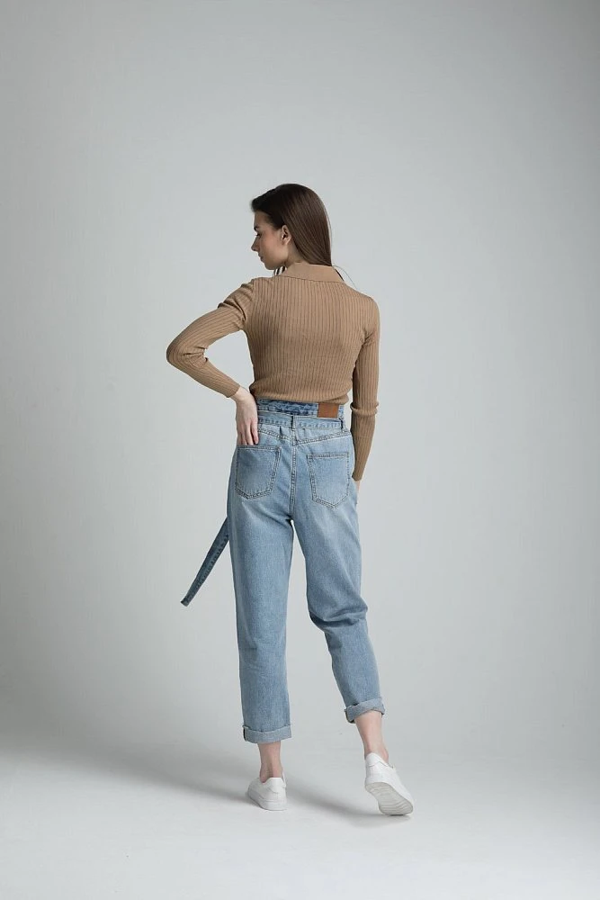 Поло на пуговицах