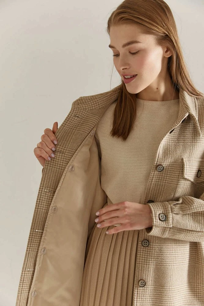 Куртка-рубашка укороченная