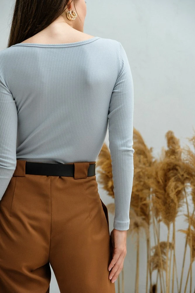 Боди с квадратной горловиной