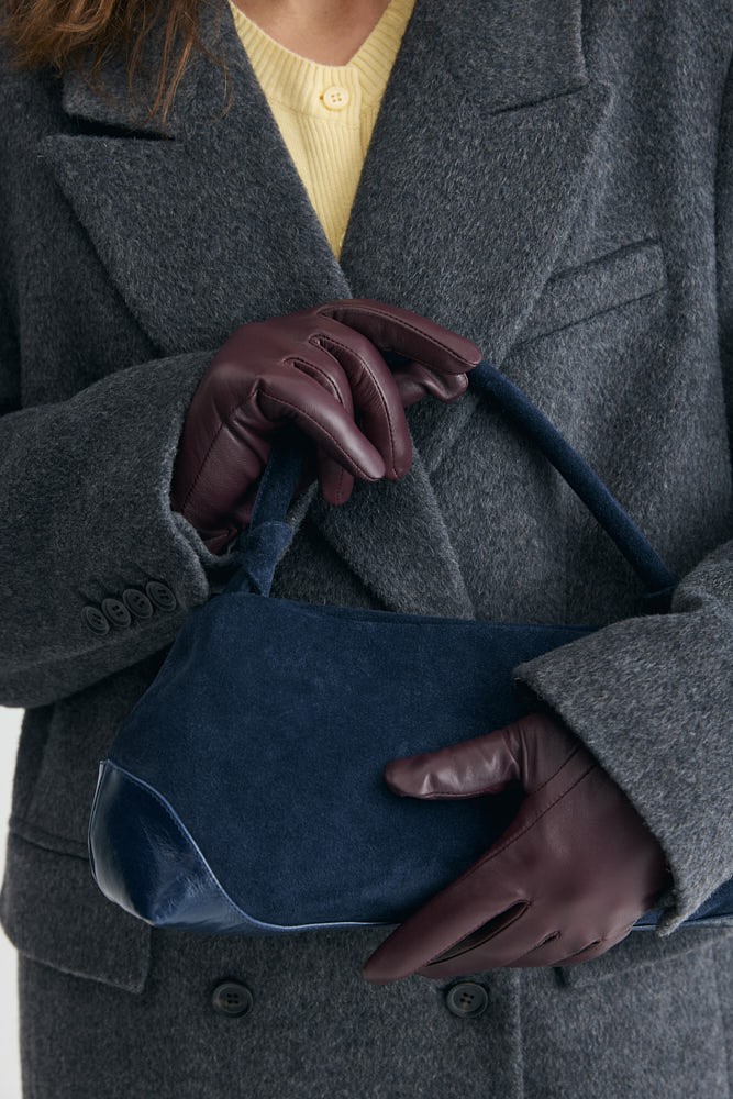 Перчатки кожаные с подкладом из шерсти 6890₽