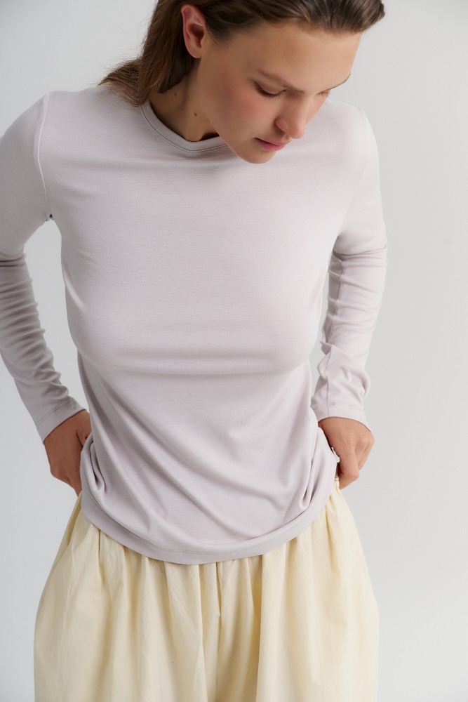 Лонгслив из нежного хлопка