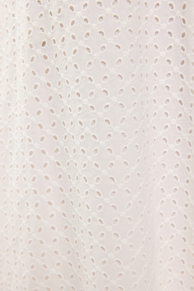 Платье макси из хлопка Broderie Anglaise Платье макси из хлопка Broderie Anglaise