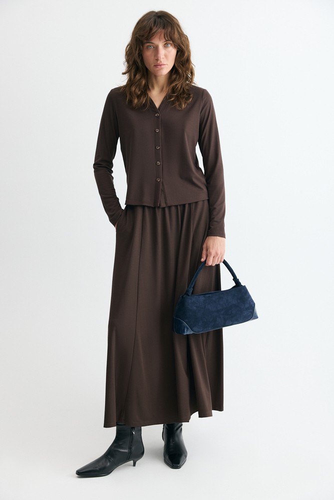 Юбка миди из трикотажа 9890₽