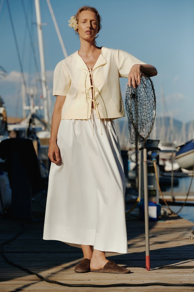 Юбка макси из хлопка 12800₽