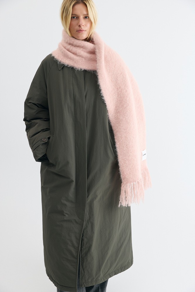 Пальто утепленное пуховое