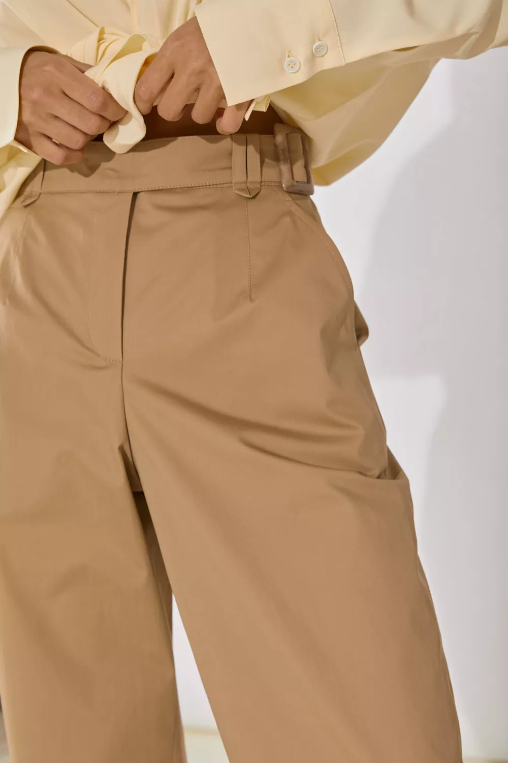 Брюки с подворотами