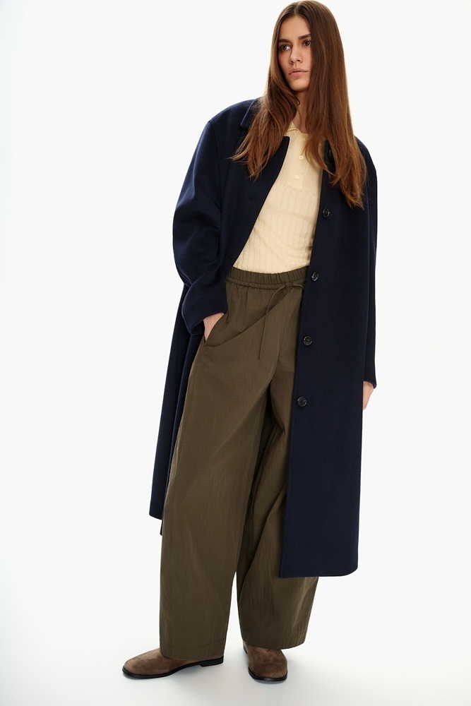 Брюки barrel-leg из хлопка 12890₽