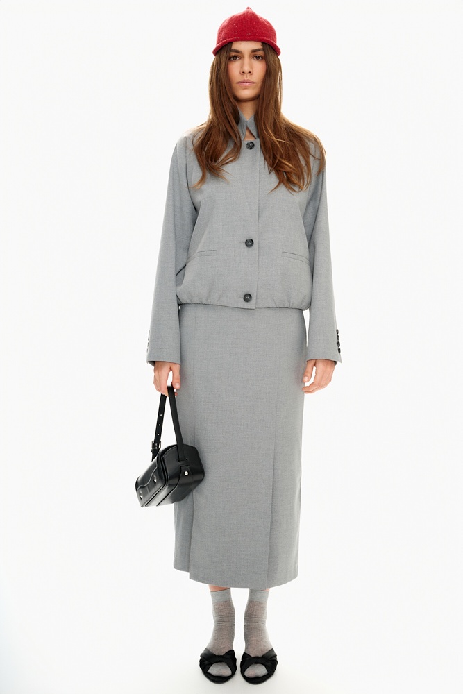 Юбка миди прямого силуэта 12890₽