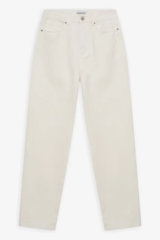 Джинсы зауженные (100% хлопок Белый; Размер: XXS)