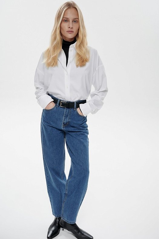 Джинсы Tapered (100% хлопок Глубокий синий; Размер: XXS)